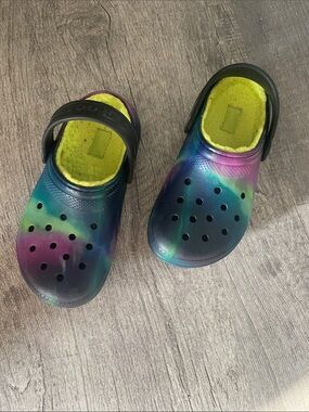 Kids Colorful Crocs Size J1